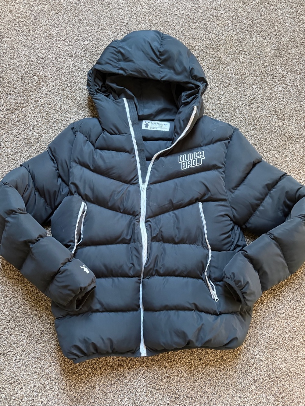 Dutch Bros Puffer Jacket in